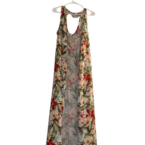 Lane Bryant Women's Floral Sleeveless Maxi Swimsuit Cover Size 14 Multicolor - Picture 1 of 8